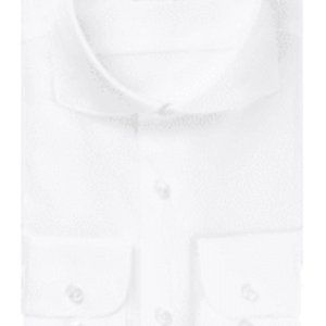 SuitSupply 17L Extra Slim Purple Line White Egyptian Cotton NWT